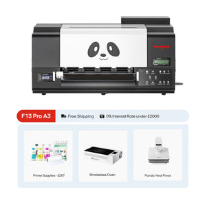 Imprimante DTF Procolored F13 Pro Panda 13" A3 Double XP600 & Pack Complet