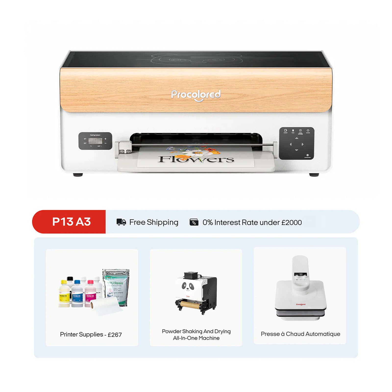 Impresora Procolored P13 DTF 13" A3 XP600