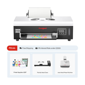 Imprimante Procolored F8 Panda DTF 8,2" A4 L800 & Pack complet