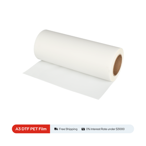 Procolored Película de Transferencia de Rollo Pretratado DTF 13 Pulgadas x 328 Pies——compatible con Impresora DTF A3