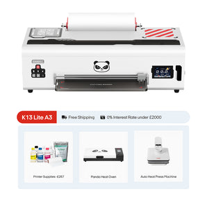 Procolored K13 Lite Imprimante DTF 13" A3 & Pack Complet - Blanc