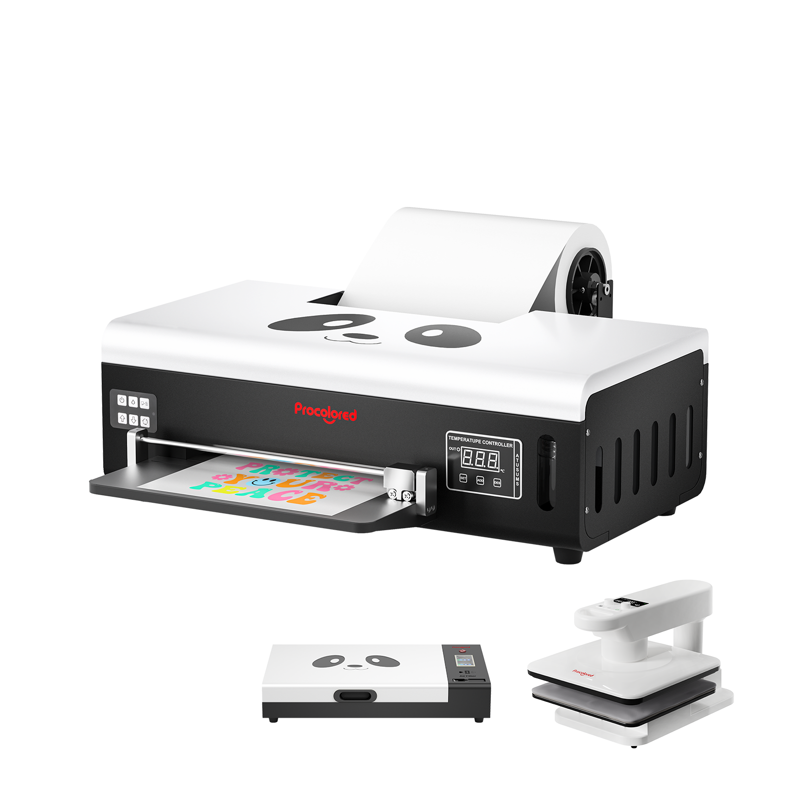 Procolored F8 Panda DTF Printer 8.2" A4 L800 & Complete Bundle