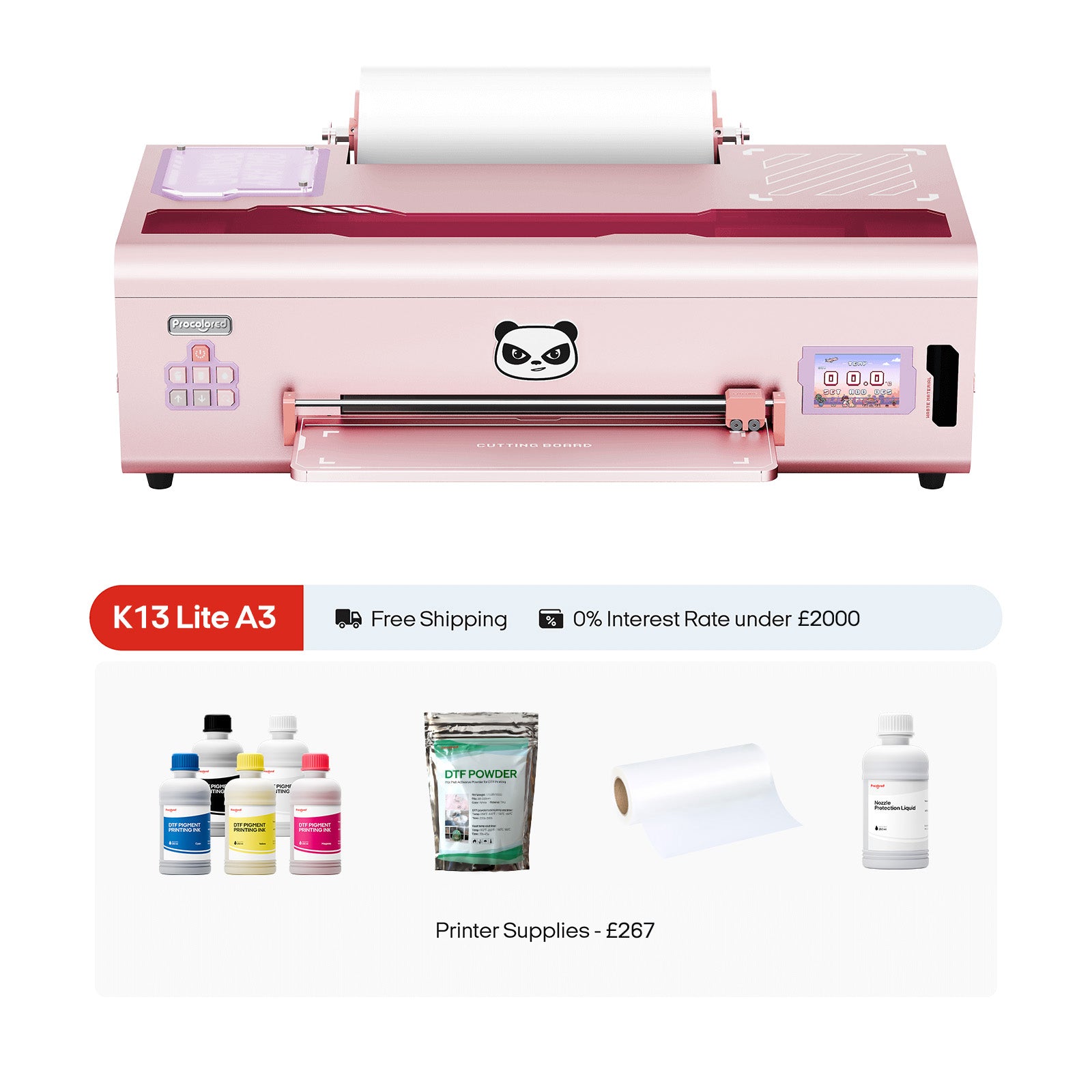 Procolored K13 Lite DTF Printer 13" A3 - Pink