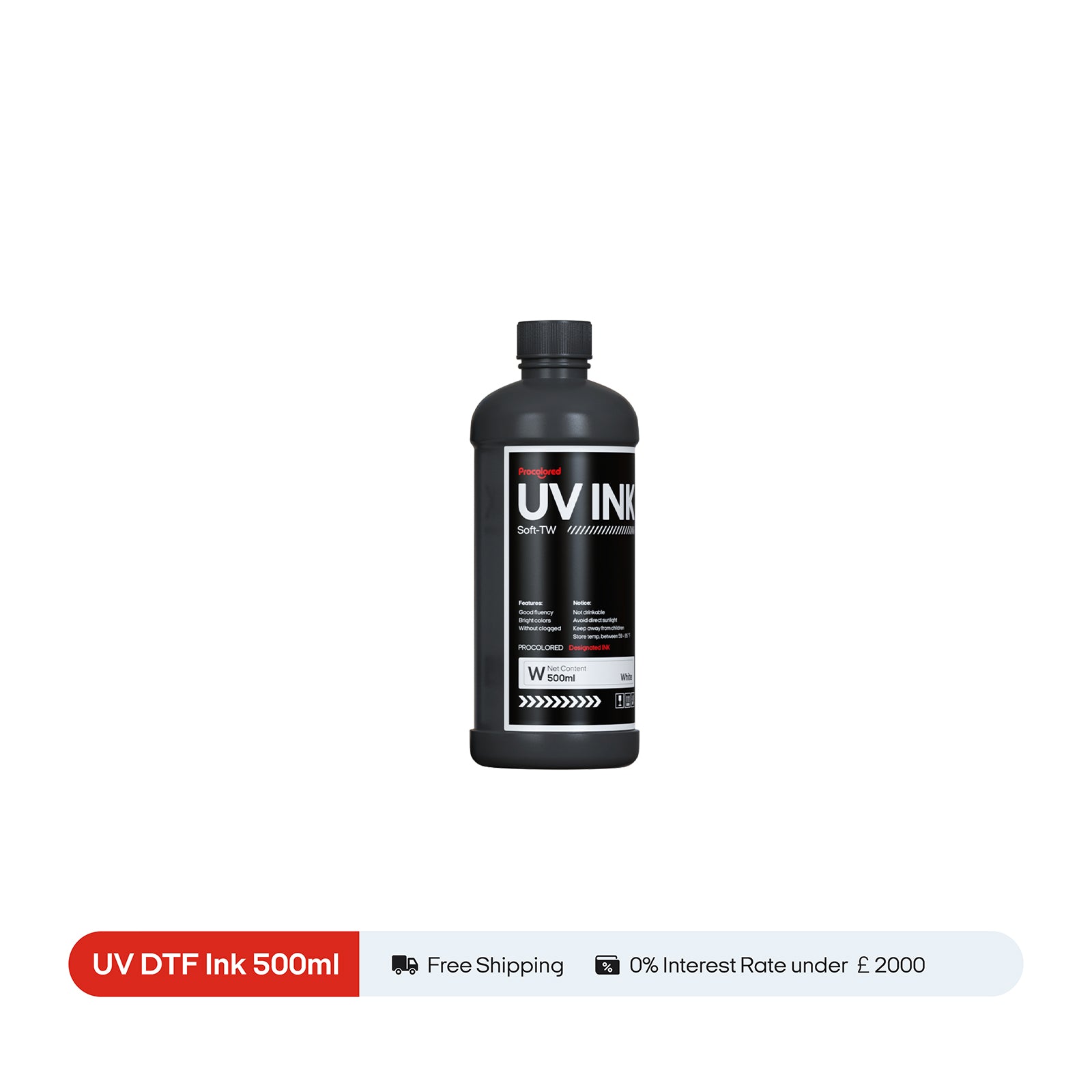 Procolored White Ink for UV DTF Printing