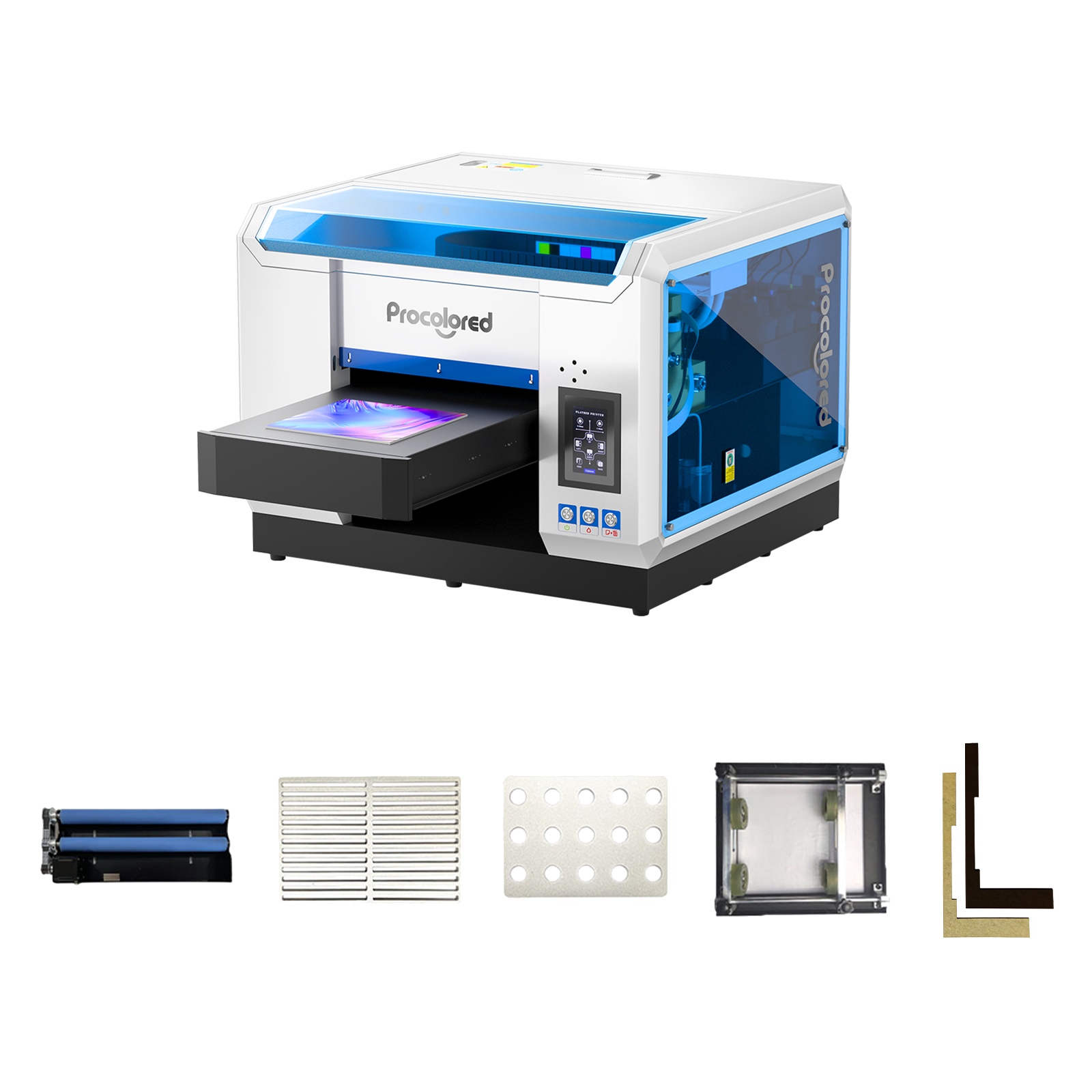 Procolored V11 Pro Imprimante UV 11,4" A3 Double TX800 & Gabarits